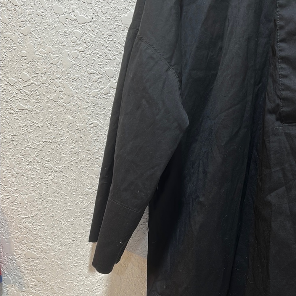 Chico’s  black blouse size 2 -u.s 12/14 GUC.. - Picture 4 of 11